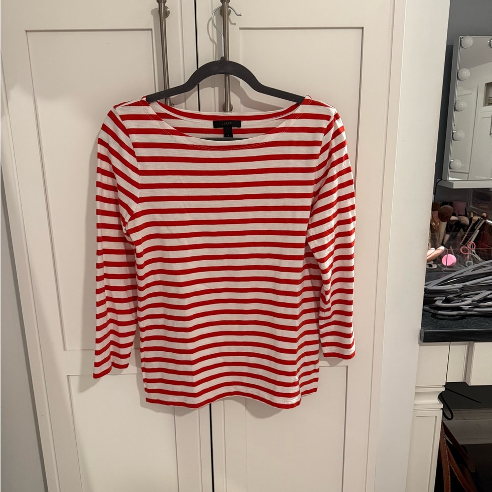 J. Crew Striped Long Sleeve Top
